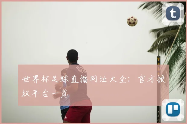世界杯足球直播网址大全:官方授权平台一览